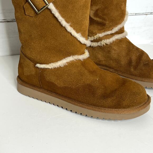 Koolaburra by UGG Women's Victoria Tall Bow Boot Shoe Size 10 - Picture 3 of 13